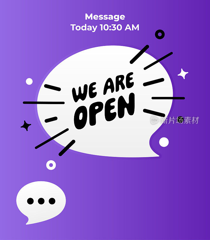 We Are Open的信息屏设计